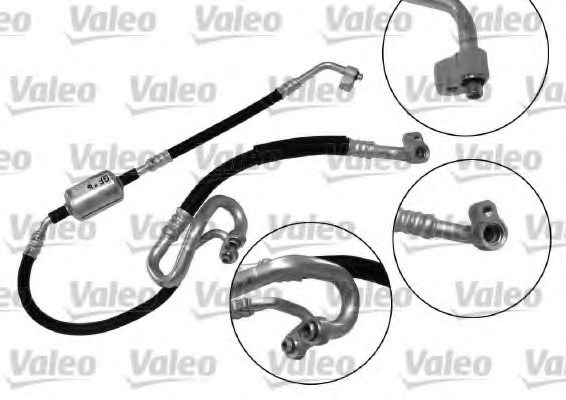 VALEO 818497 High Pressure Line, air conditioning